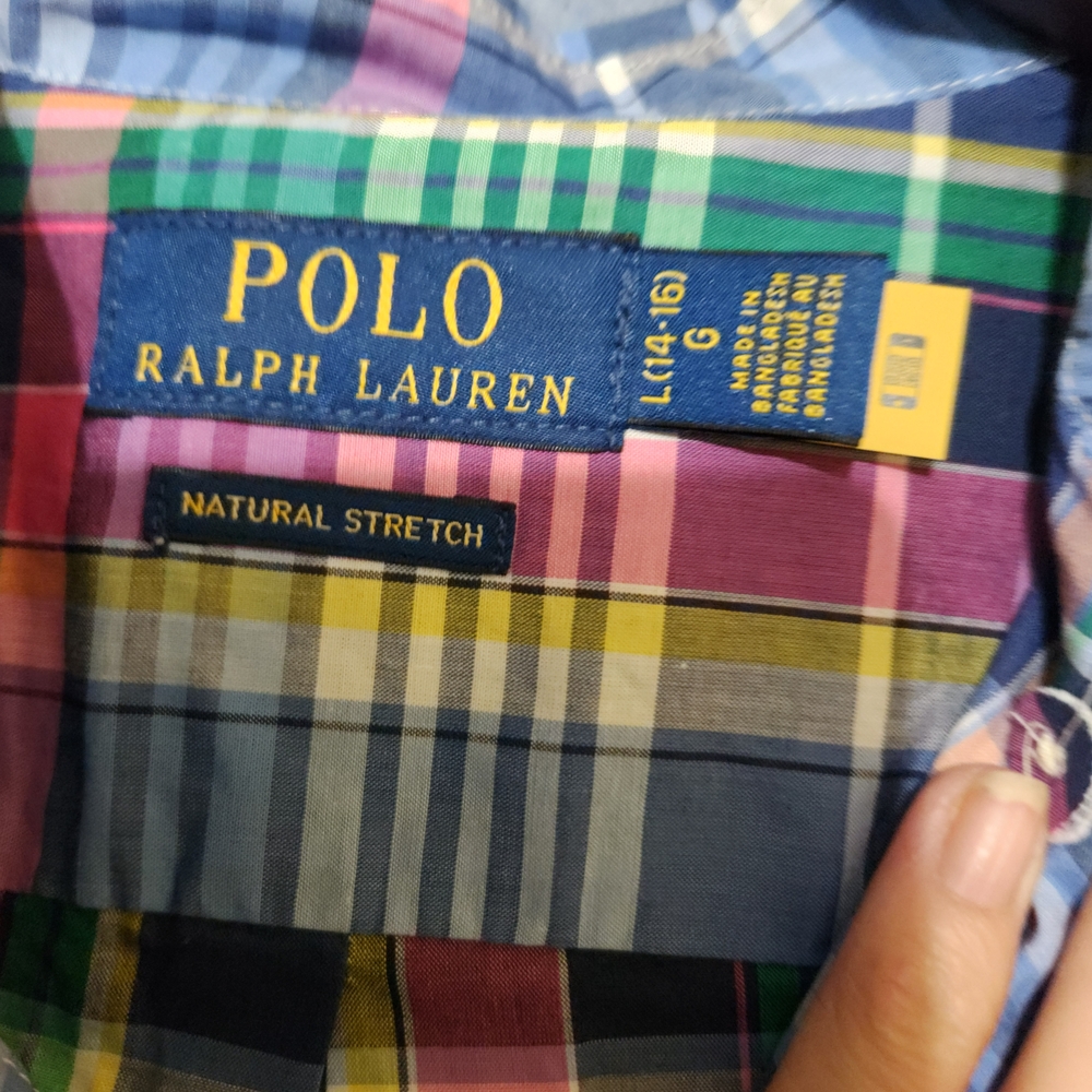 Polo by Ralph Lauren Multicolor Plaid Shirt - Picture 5 of 6